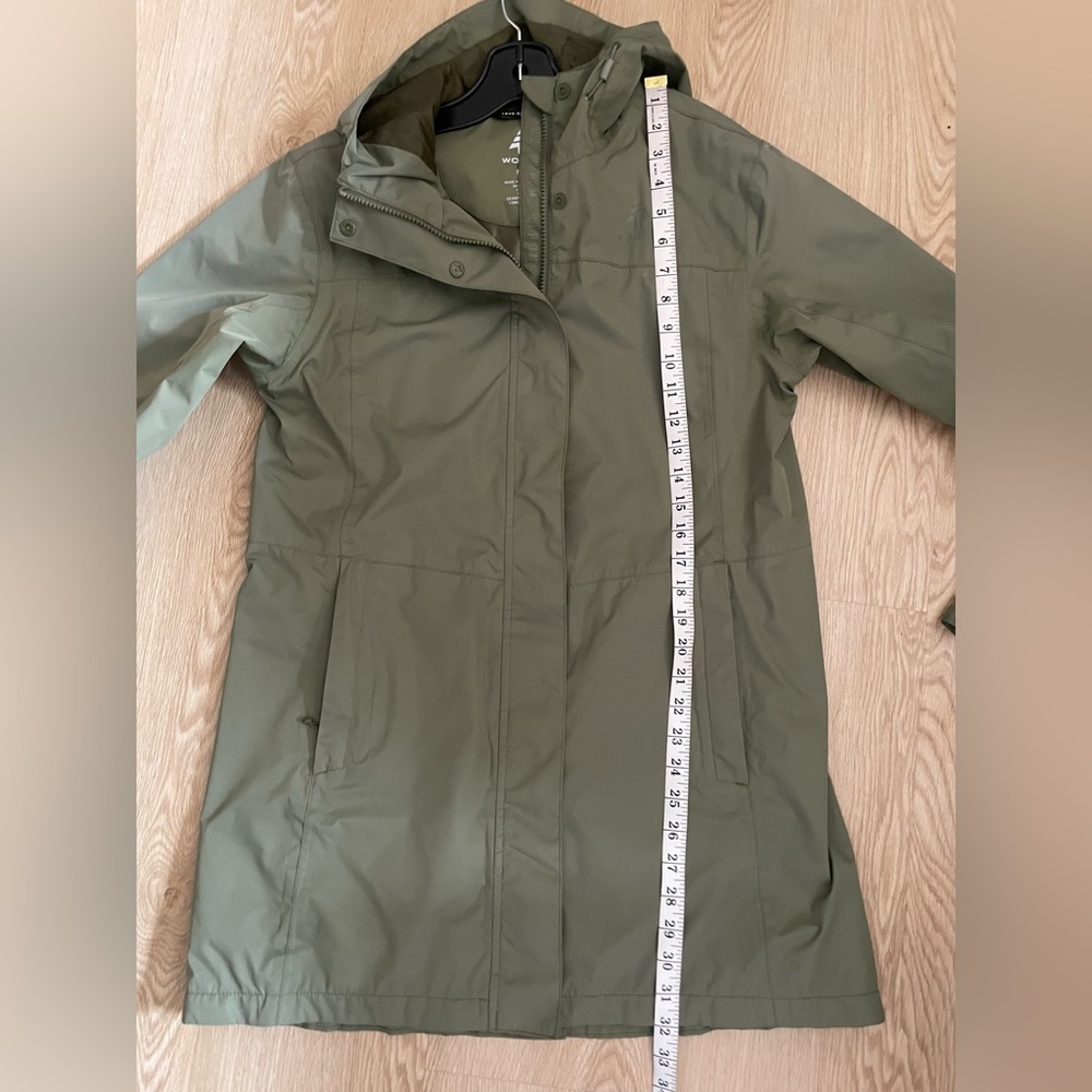Gorpcore Woods Hooded Rain Jacket Windbreaker Olive Green M - Picture 11 of 16